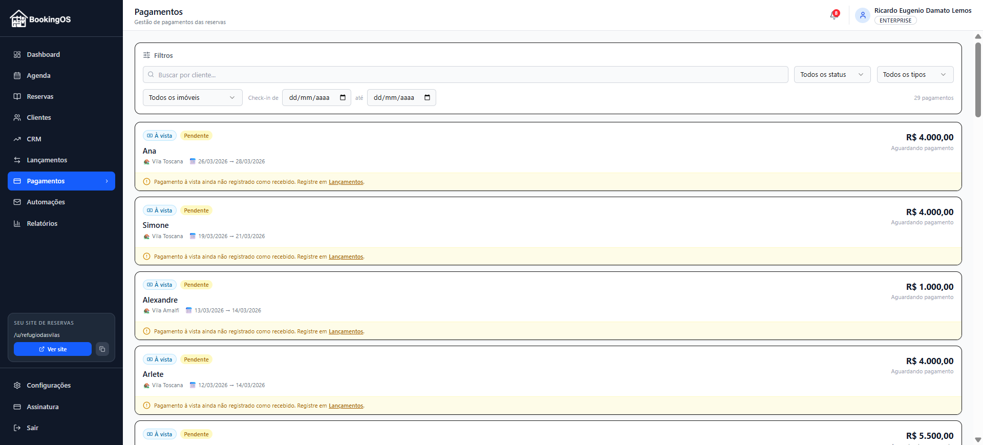 Tenha controle total do seu faturamento